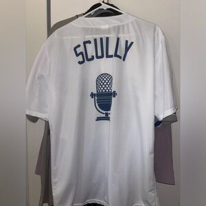 Dodger attire Vin Scully Jersey